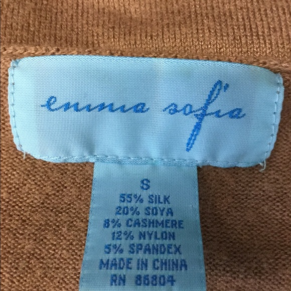 Emma Sofia brown sweater (B-60) - Picture 4 of 4